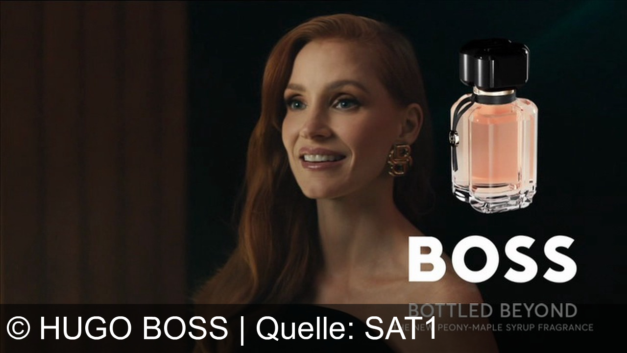 TV Werbung hugo boss - Boss Bottled Beyond von BOSS: Das neue Eau de Parfum für sie mit Noten von Pfingstrose und Ahornsirup. Boss Recognize Boss.