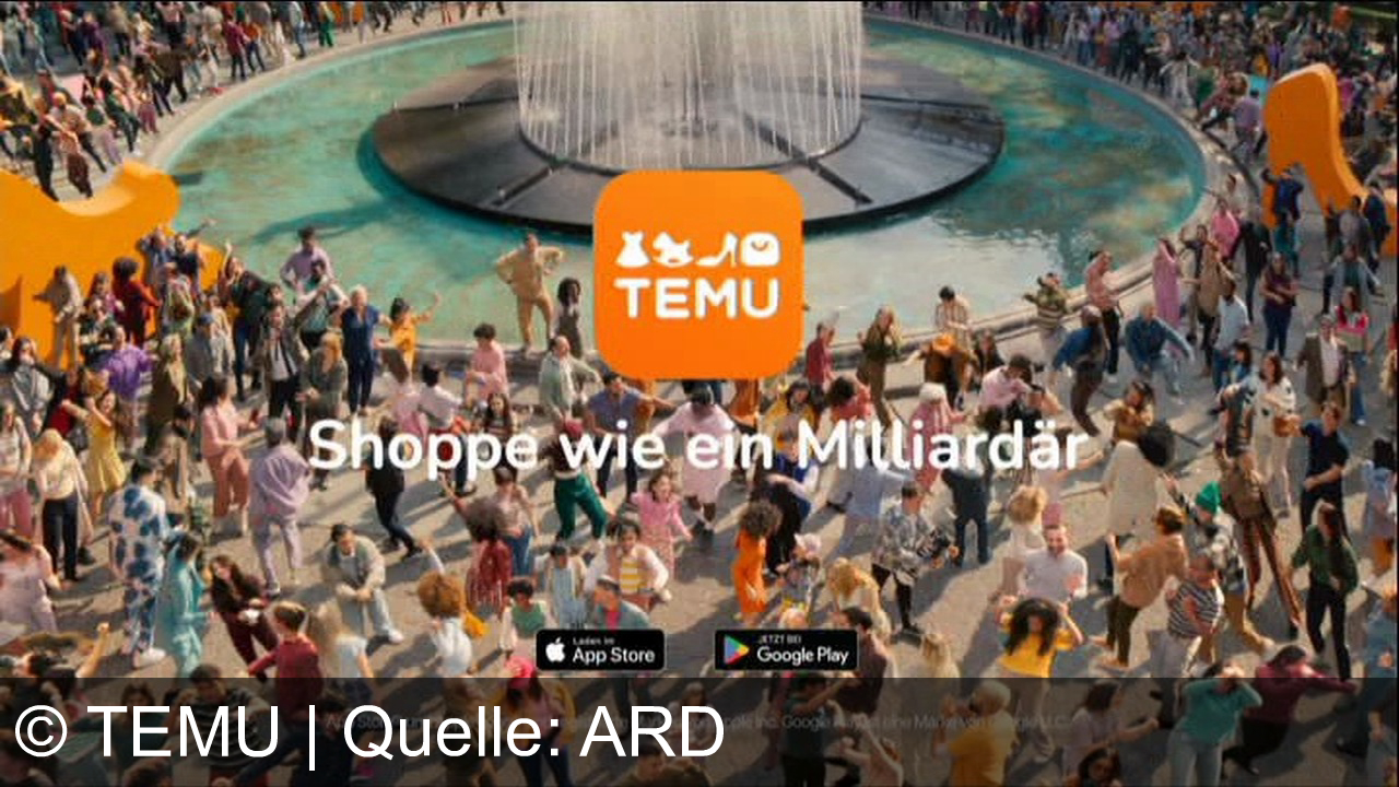 TV Werbung temu - Shoppe wie ein Milliardär mit der TEMU-App! Unglaubliche Preise und ein luxuriöses Einkaufserlebnis erwarten dich.