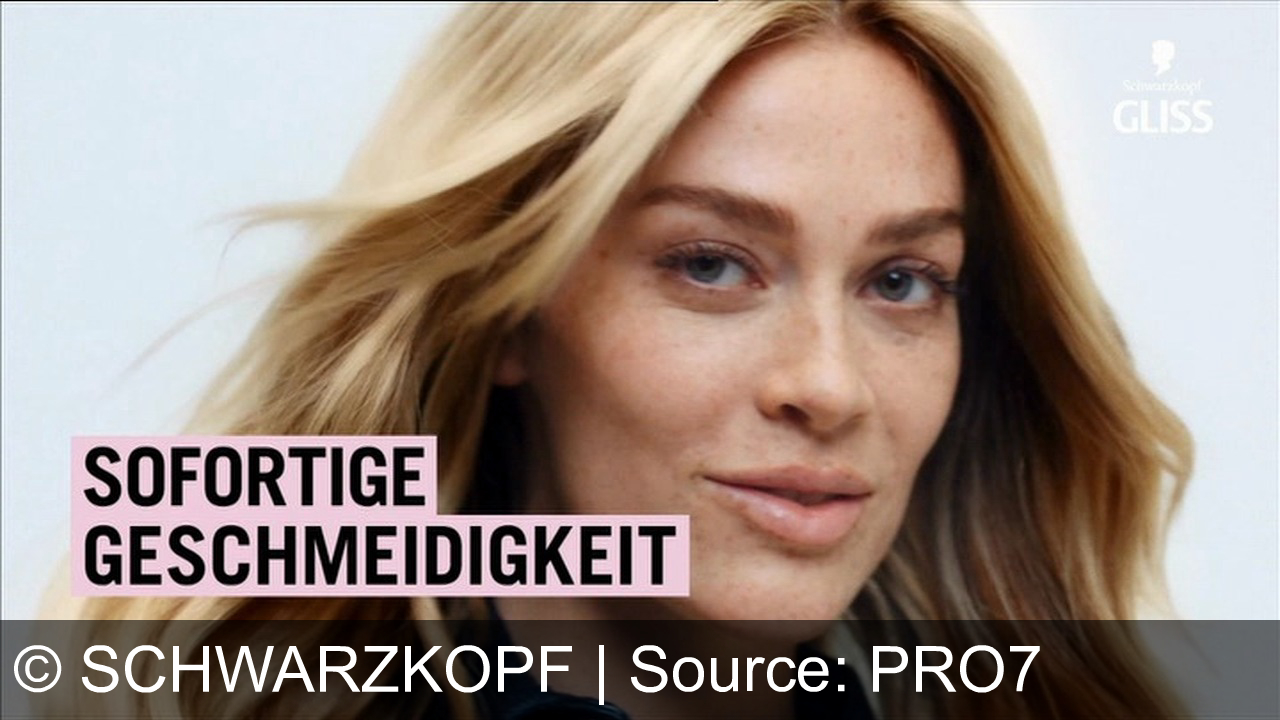 TV Werbung schwarzkopf - Schwarzkopf Gliss wirbt in der Schweiz für Sprühspülungen und Liquid Silk bieten eine schnelle Lösung für gesund aussehendes Haar mit Hitzeschutz und intensivem Glanz. Entdecke die neue Formel für geschmeidiges, stärkeres Haar ohne Beschweren. Testimonial: Collien Lumen-Fernandes.