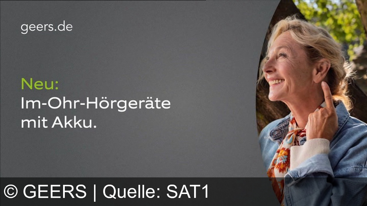 TV Werbung geers - Entdecke das Lachen neu: Mit den ultrakleinen Im-Ohr-Hörgeräten mit Akku von Geers, jetzt auf geers.de kostenlos testen und Payback Punkte sichern!