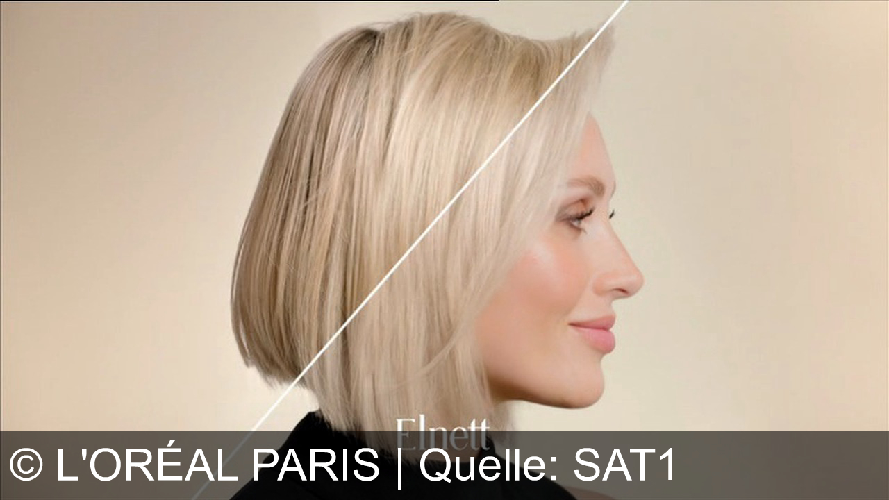 TV Werbung l'oréal paris - Elnett von L'Oréal Paris bietet flexiblen Halt ohne Verkleben, ideal für Styling und Ausbürsten. Speziell für blondes und graues Haar mit Anti-Gelbstich-Formel. Perfekt für Backstage und zu Hause.