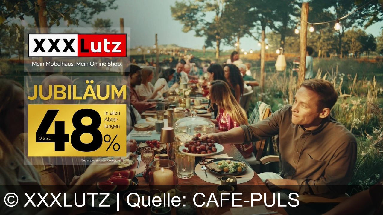 TV Werbung xxxlutz - XXXLutz feiert Jubiläum: Bis zu 48% Rabatt auf Möbel, die Menschen zusammenbringen. Mein Möbelhaus. Mein Online-Shop.