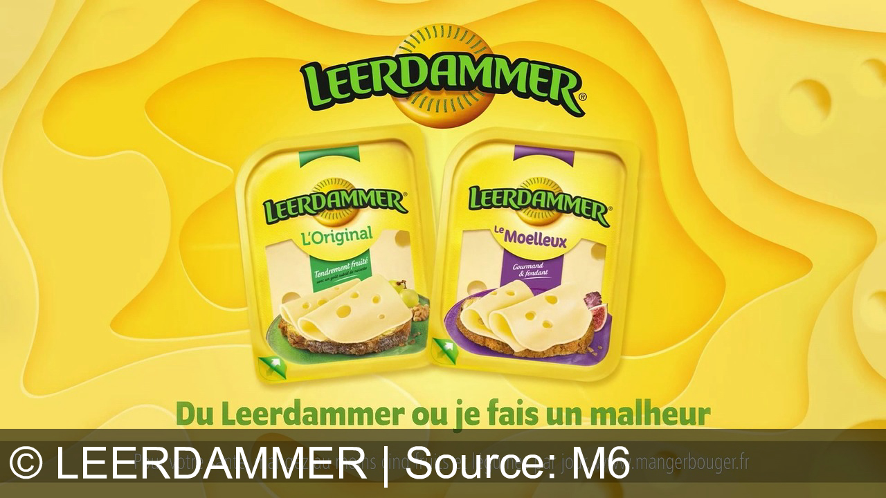 TV Werbung leerdammer - Leerdammer, l’air d’Amour : un goût tendrement fruité, gourmand et fondant, irrésistible. Difficile d’y résister… ou je fais un malheur !
