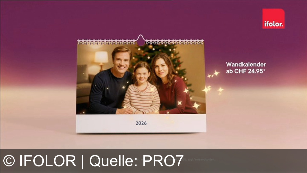 TV Werbung ifolor - Verewige deine schönsten Momente mit ifolor Wandkalender – Fotos fürs Leben. Jetzt auf ifolor.ch ab CHF 24.95!
