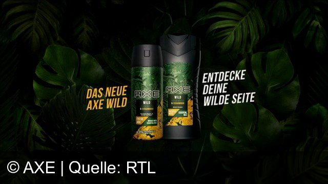 TV Werbung axe - wild, entdecke deine wilde seite