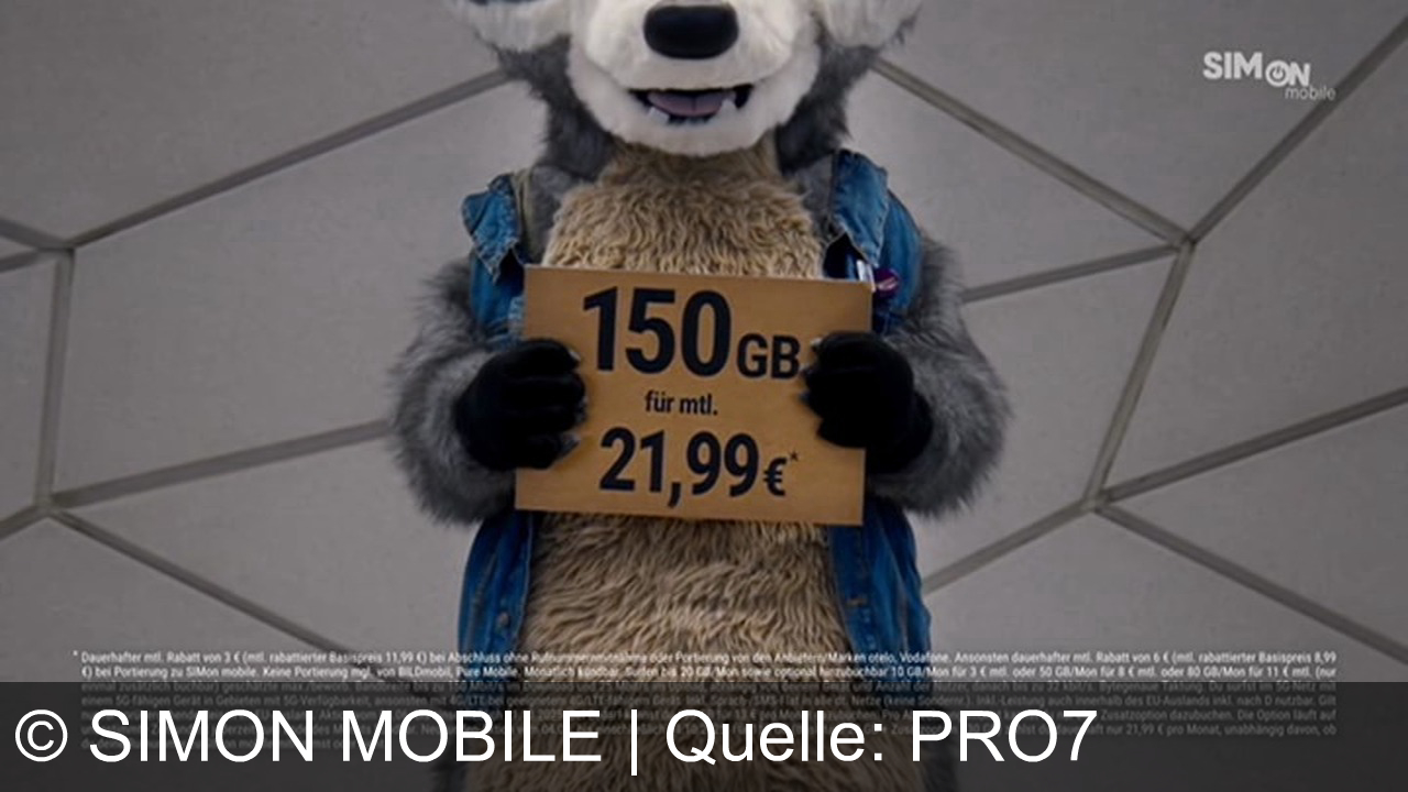 TV Werbung simon mobile - Erlebe grenzenlose Freiheit mit SIMON mobile: 150 GB für nur 21,99€/Monat. Jetzt auf simonmobile.de – dein perfekter Begleiter für unterwegs!