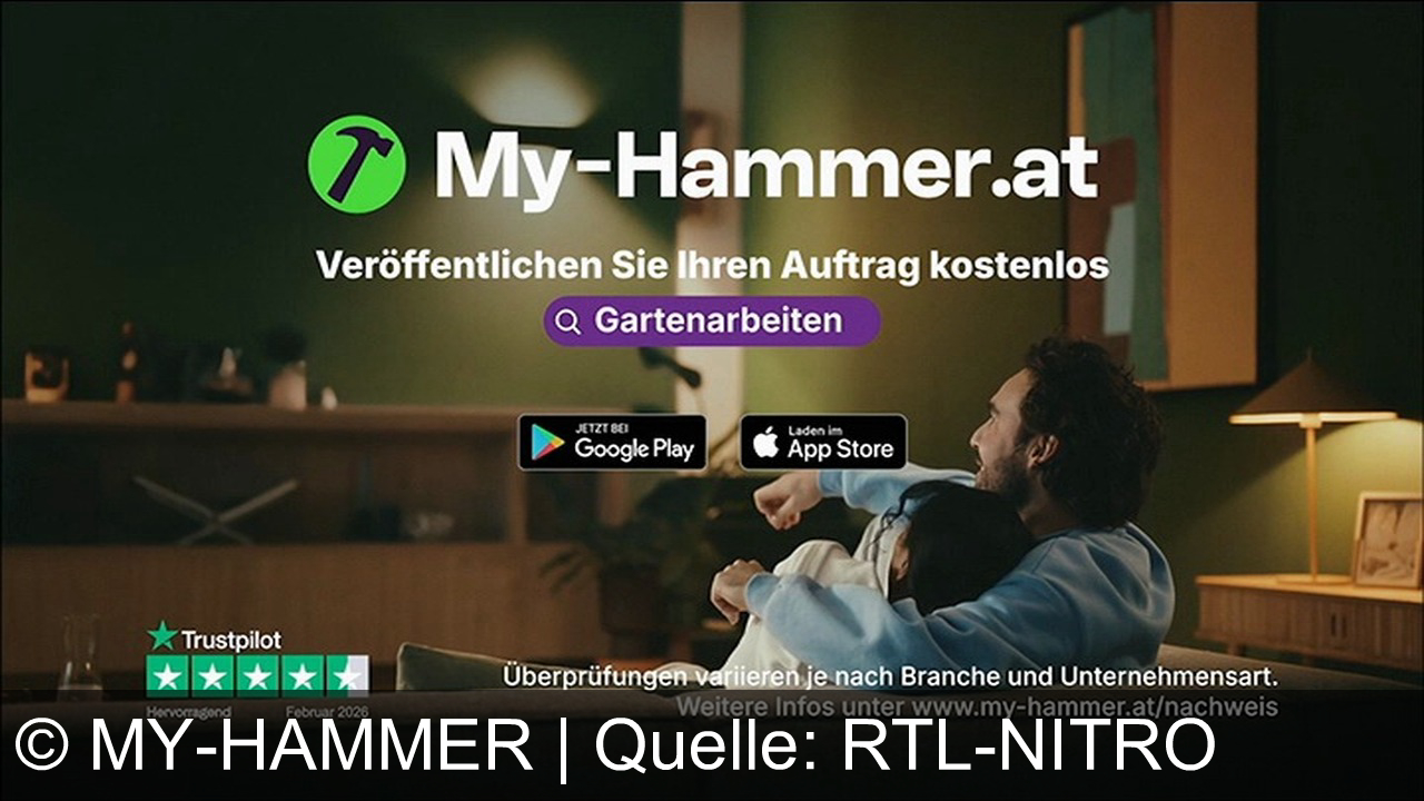 TV Werbung my-hammer - MyHammer: Finde geprüfte Handwerker wie Simon – zuverlässig und mit Bewertungen. Dein Weg zum perfekten Profi für Garten, Malerarbeiten & mehr.