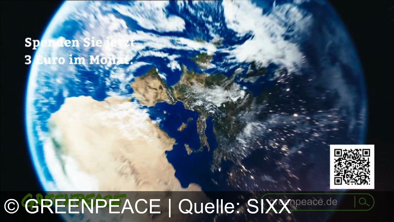 TV Werbung greenpeace - Für unsere Zukunft, für Orang-Utans, Robben und Kinder – kämpfen Sie gemeinsam mit Greenpeace gegen Umweltzerstörung. Spenden Sie jetzt 3 Euro im Monat! greenpeace.de