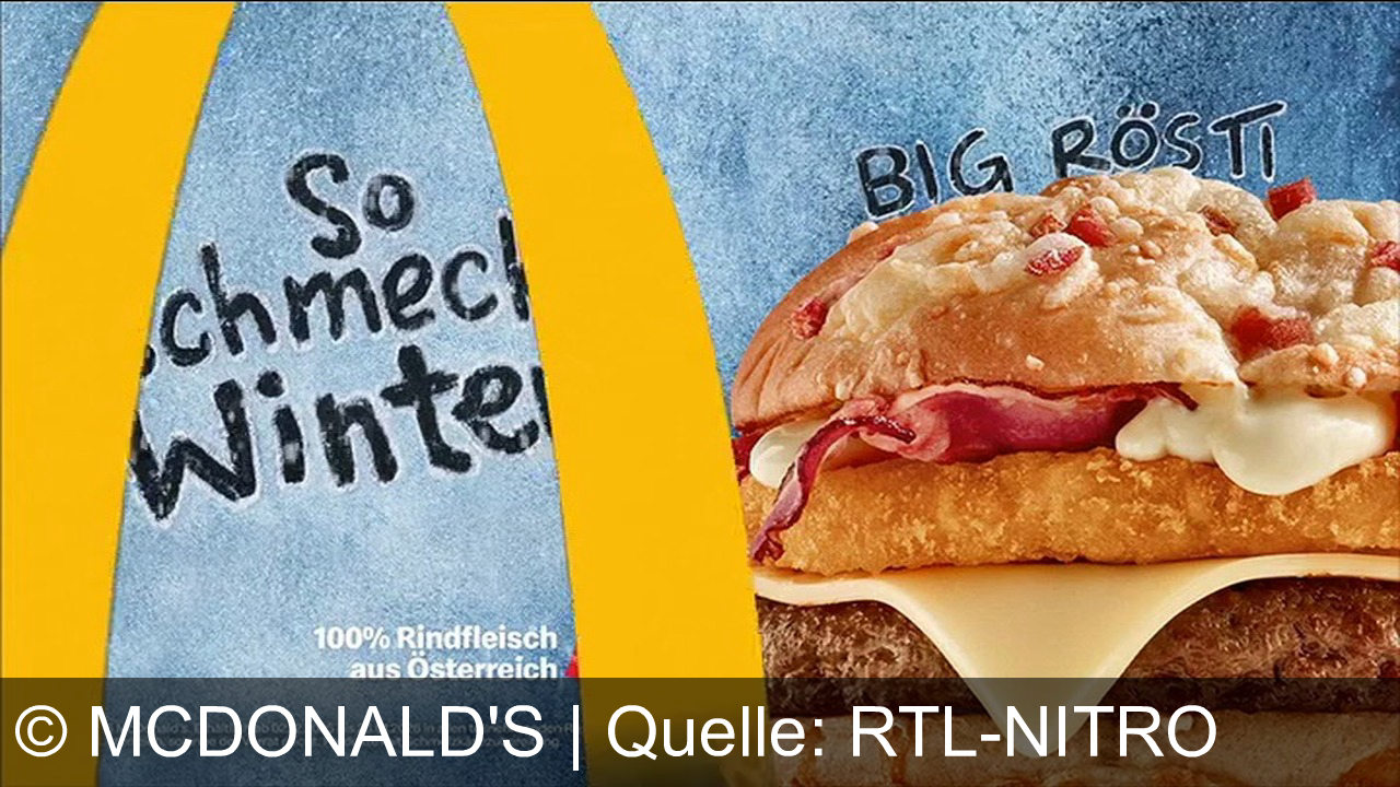 TV Werbung mcdonald's - Der Big Rösti ist zurück: echter Wintergeschmack mit 100% österreichischem Rindfleisch – nur bei McDonald’s!