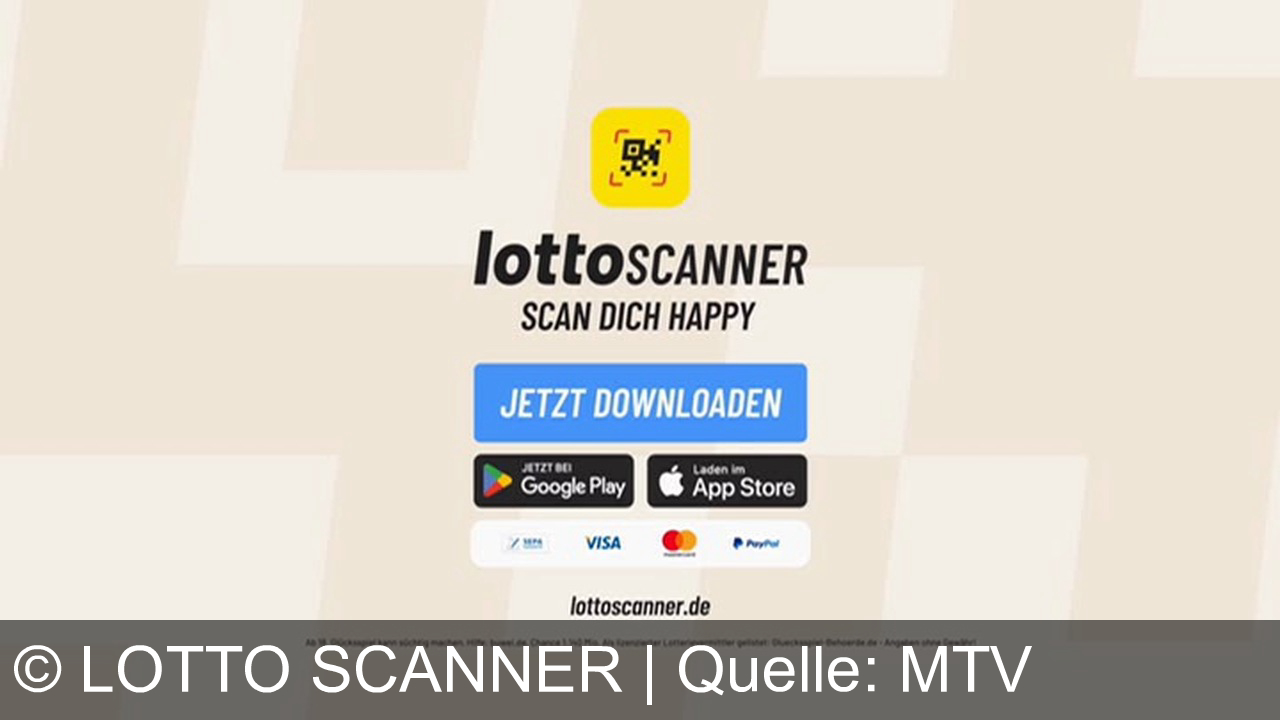TV Werbung lotto scanner - Stell dir vor, du gewinnst im Lotto und merkst es nicht. Viele Gewinne bleiben unentdeckt. Hol dir deshalb die Lotto-Scanner-App. Einfach Lotto- oder Eurojackpot-Schein scannen und das Ergebnis prüfen. Oder spiele direkt online mit der App. Über 400.000 zufriedene Kunden vertrauen auf uns. Jetzt kostenlos die Lotto-Scanner-App downloaden.
