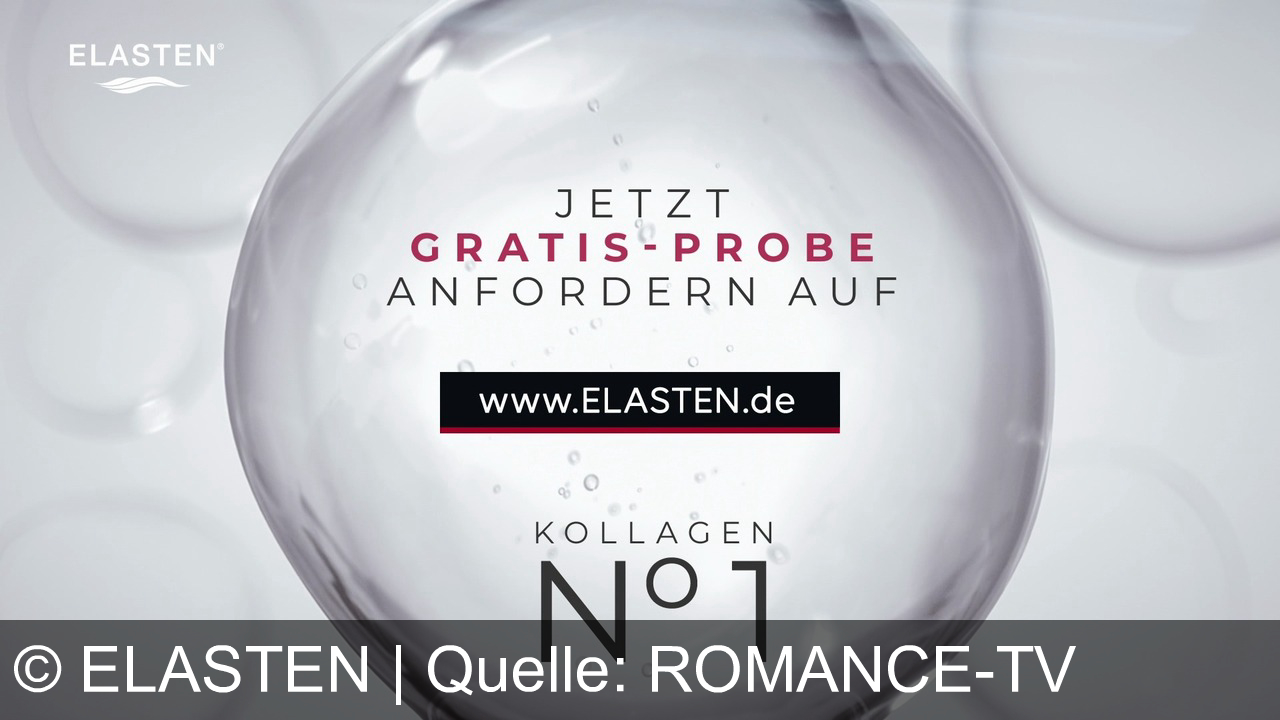 TV Werbung elasten - Erlebe Luxus und zeitlose Schönheit mit ELASTEN® – das originale Kollagen Nº1 für spürbar straffere, sichtbar schönere Haut. Jetzt gratis testen auf www.ELASTEN.de!