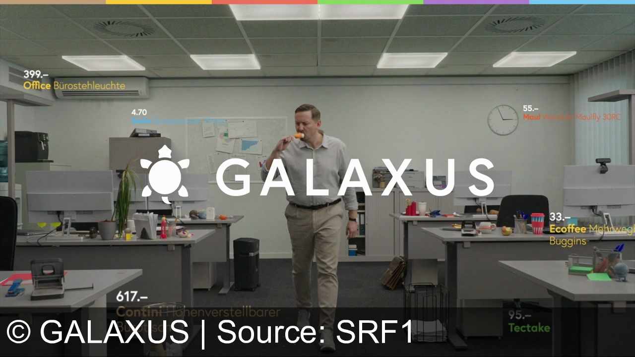 TV Werbung galaxus - Das ist künstliche Intelligenz. Ich war vorhin auf Chat-GPT. Vielleicht ist es wegen dem. Was machst du? Schau doch! Nicht hinten! Nicht hinten! Was schreit ihr so rum? Hallo? Bist du beim Verstecken, oder was? Wir haben die Produkte. Du das Leben. Galaxus.ch