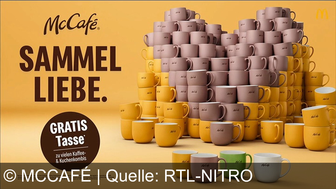 TV Werbung mccafé - Genieße Deine Gratis-Tasse bei jeder Kaffee-&-Kuchen-Kombi im McCafé® – mehr Genuss, mehr Liebe, mehr McCafé!