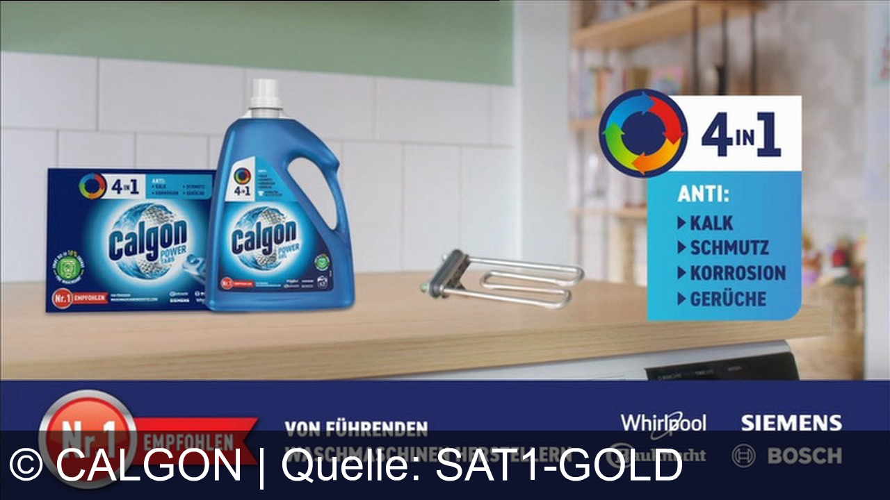 TV Werbung calgon - Calgon Power Gel: Bekämpft Kalk, Schmutz, Korrosion und Gerüche - empfohlen von führenden Waschmaschinenherstellern wie Siemens und Bosch. Schütze deine Maschine zu 95% effektiver als Essig!