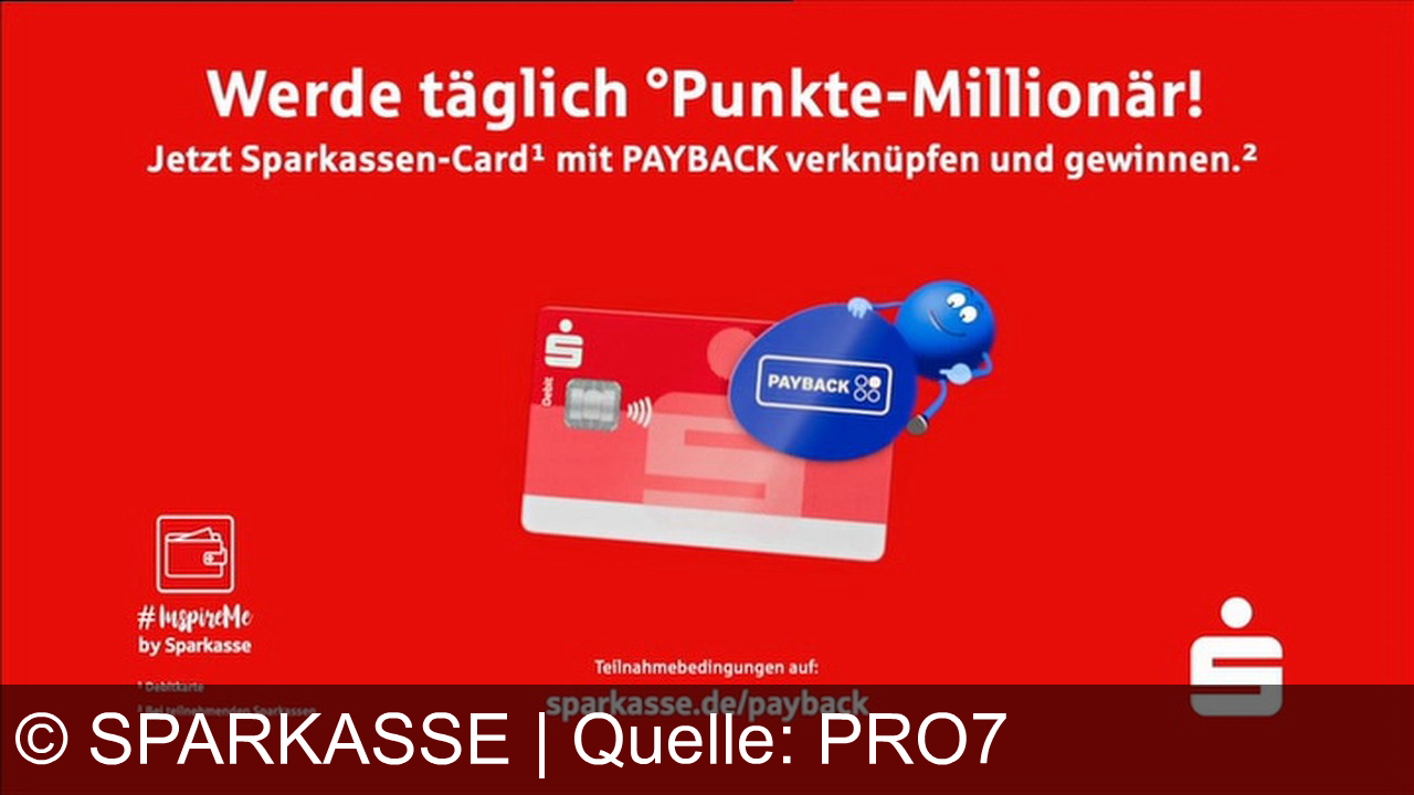 TV Werbung sparkasse - Jetzt Sparkassen-Card mit PAYBACK verknüpfen und täglich die Chance auf 1 Million Punkte sichern – werde auch du Punkte-Millionär mit Sparkasse und PAYBACK!