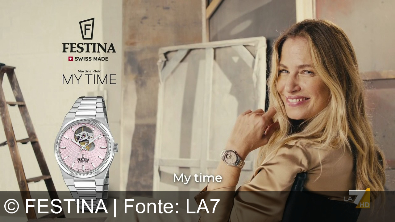 TV Werbung festina - Martina Klein sceglie Festina: eleganza svizzera, momenti unici. My time, il tuo stile—tra acqua e vino, brilla con Festina Sapphire.