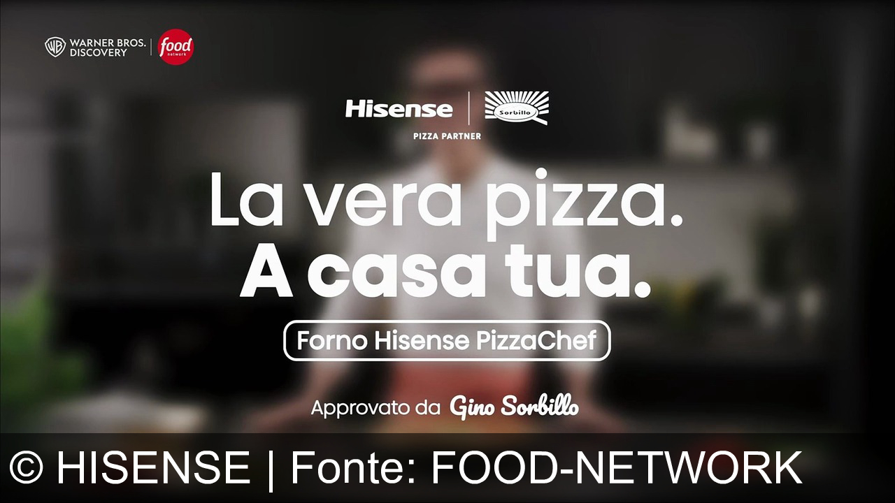 TV Werbung hisense - La vera pizza, a casa tua: con Forno Hisense PizzaChef, approvato da Gino Sorbillo. Scegli Hisense, il vero partner della pizza!