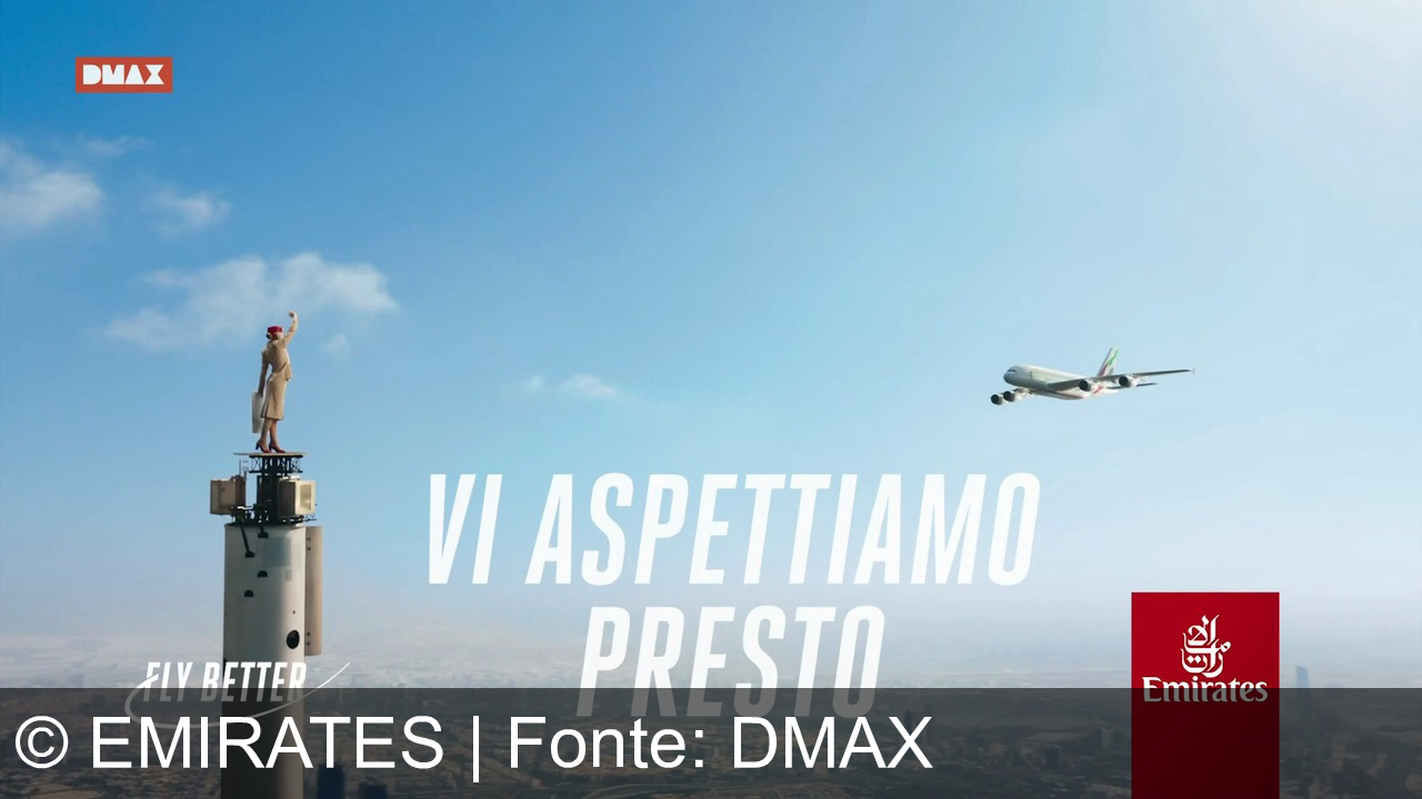 TV Werbung emirates - Emirates ti aspetta a Dubai: supera ogni tempesta e vola verso nuove meraviglie. Fly Better.