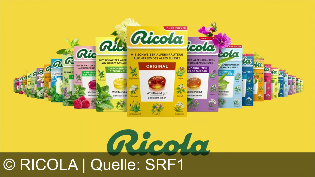 TV Werbung ricola - Frische Alpenluft, winterlicher Spaß: Ricola mit Schweizer Alpenkräutern – wohltuend gut, ohne Zucker. Genieße Zitronenmelisse, Holunder, Salbei & mehr. Ricola – fühl dich rund!