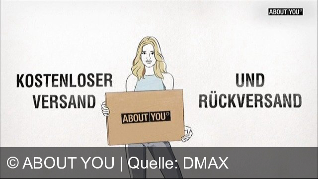 TV Werbung about you - About You! Fashion feminin,sportlich, ausgefallen, gefiltert und sortiert, kostenloser Versand und Rückversand