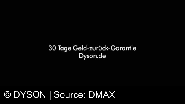 TV Werbung dyson - dyson, 30 tage  geld zurück garantie