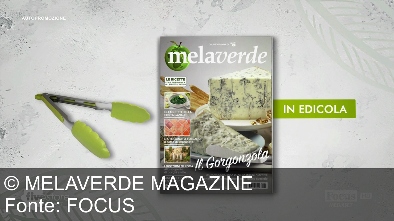 TV Werbung melaverde magazine - Scopri "Melaverde": Gorgonzola autentico, indivia vitaminica, artigianato toscano e borghi unici. In edicola con pinza multiuso! Sapore e tradizione dal programma TV.