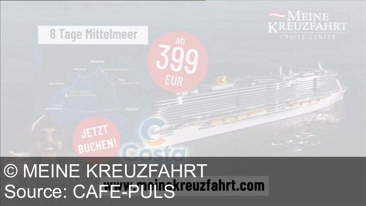 TV Werbung meine kreuzfahrt - Entdecke das Mittelmeer mit Costa: 8 Tage ab 399 Euro! Deine Traumreise wartet auf meinekreuzfahrt.com. Buche jetzt und setze die Segel zu unvergesslichen Abenteuern!