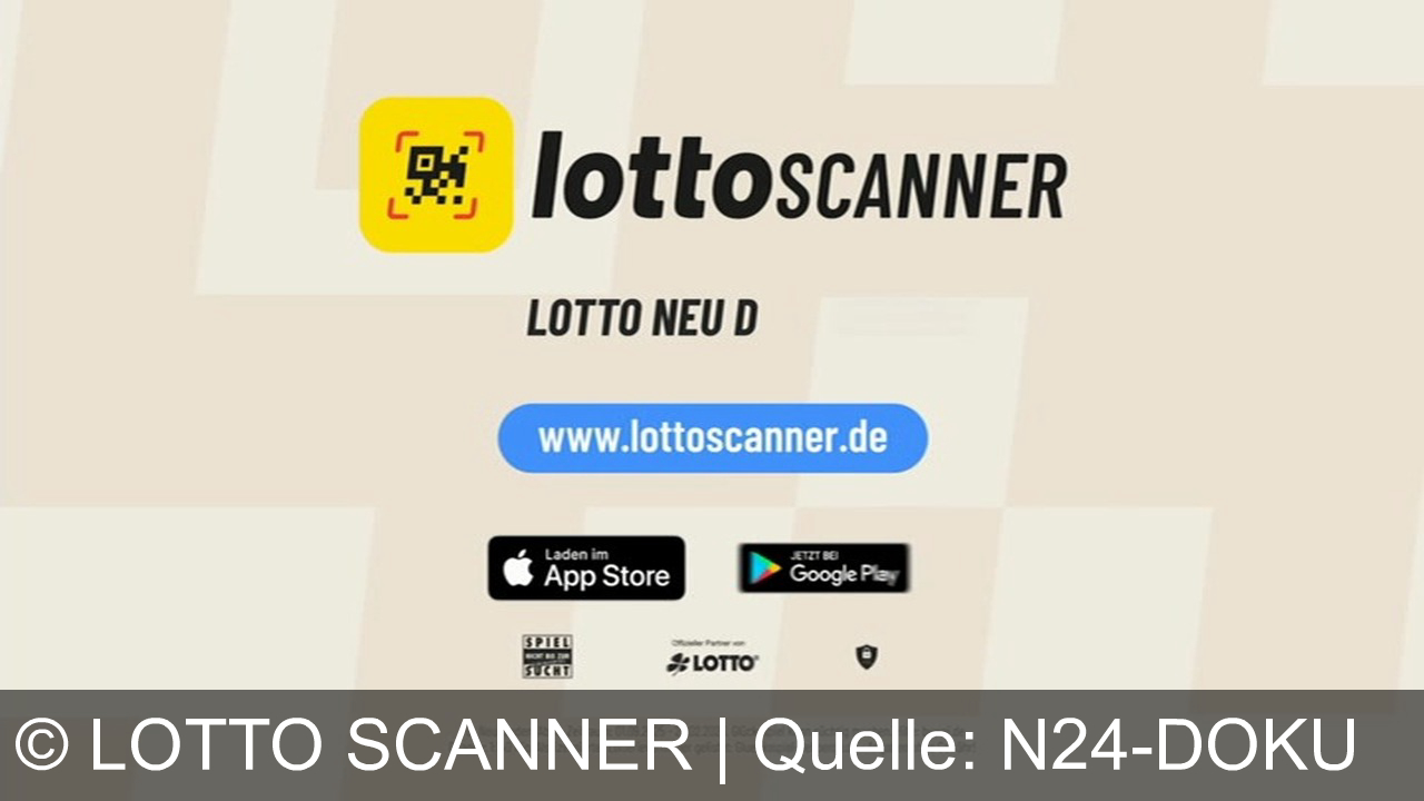 TV Werbung lotto scanner - Mit dem lottoSCANNER verpasst du keinen Gewinn mehr! Einfach Lottoschein scannen, sofort Benachrichtigung – für deinen Traum vom Haus, Auto und mehr. Jetzt downloaden im App Store & Google Play!
