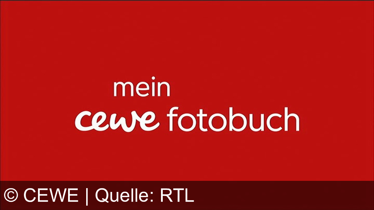 TV Werbung cewe - Halte die schönsten Familien- und Urlaubsmomente für immer fest: Mein CEWE FOTOBUCH – jetzt gestalten auf cewe.de.