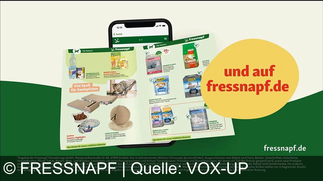 TV Werbung fressnapf - Entdecke jetzt bei Fressnapf tierisch gute Angebote für dein Haustier im digitalen Prospekt. Verfügbar in der App und auf fressnapf.de.