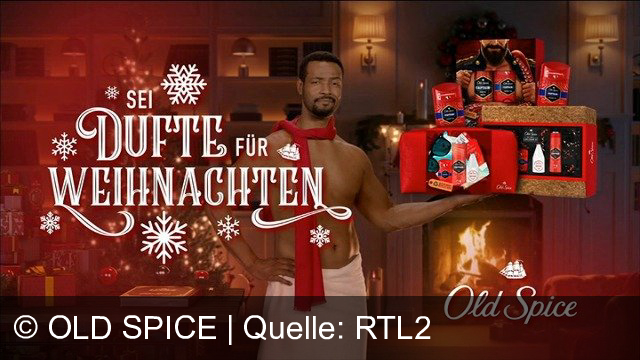 TV Werbung old spice - "sei dufte für weihnachten" wirbt Isaiha Mustafa zusammen mit Old Spice.