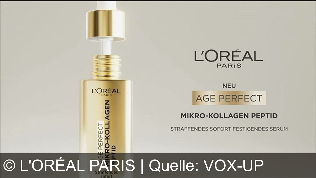 TV Werbung l'oréal paris - L'Oréal Paris Age Perfect Kollagen-Experte-Creme: Mit Mikrokollagen-Peptiden für straffere, glattere Haut ab der ersten Anwendung. Das perfekte Alter ist jetzt.