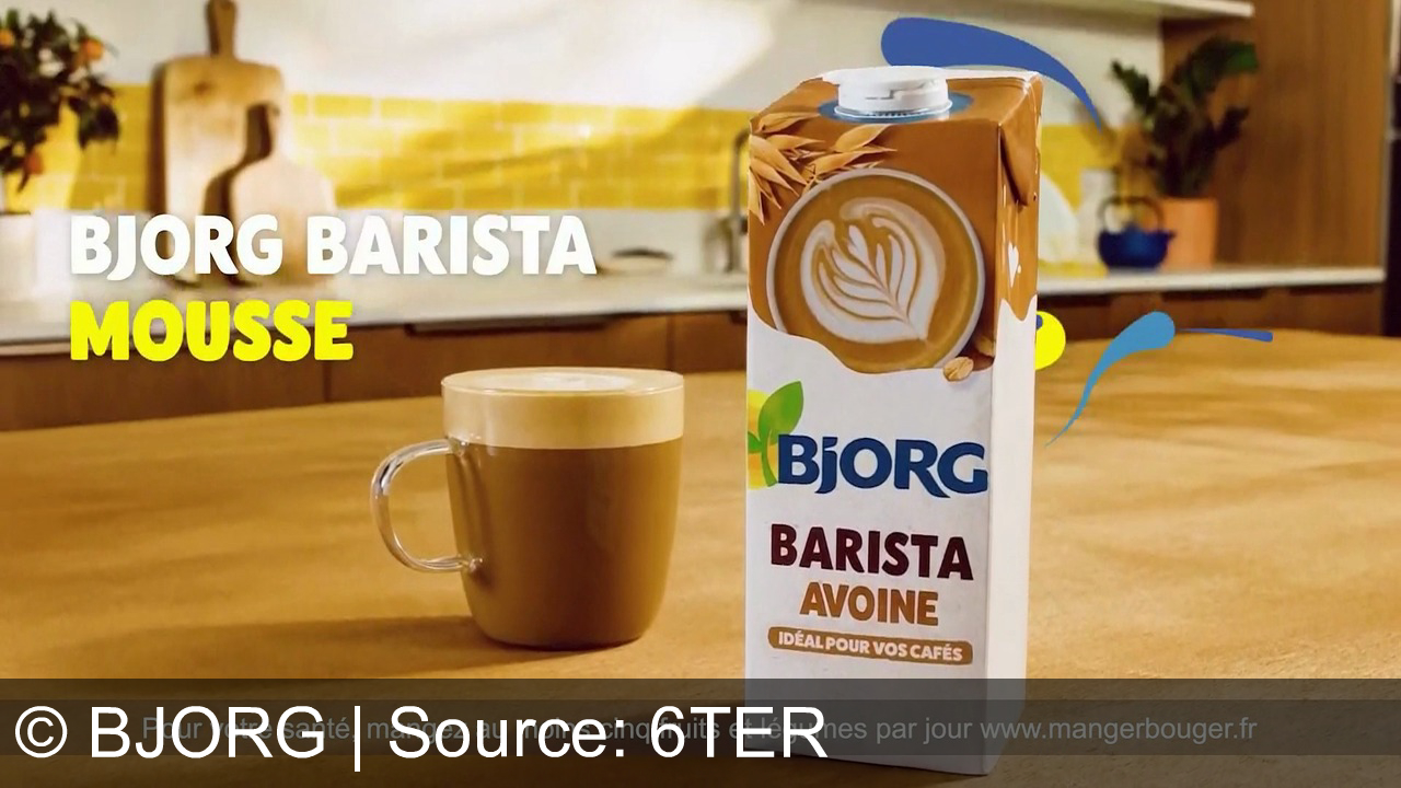 TV Werbung bjorg - Bjorg Barista : une mousse parfaite à l’avoine, idéale pour vos cafés, sans sortir de chez vous !
