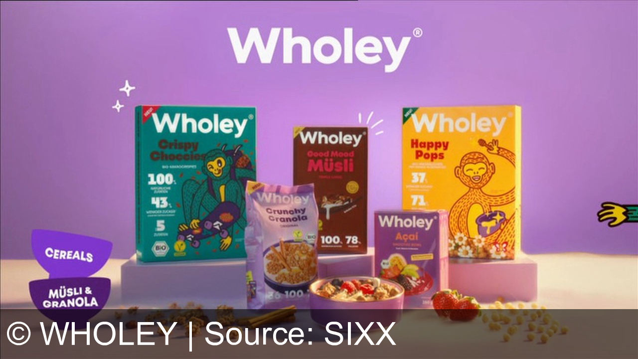 TV Werbung wholey - Starte deinen Tag mit Wholey – 100% natürlich, bio und lecker. Entdecke das Frühstück der nächsten Generation, das Helene begeistert: Wenig Zucker, viel Geschmack. Hol dir dein Good Mood Müsli!