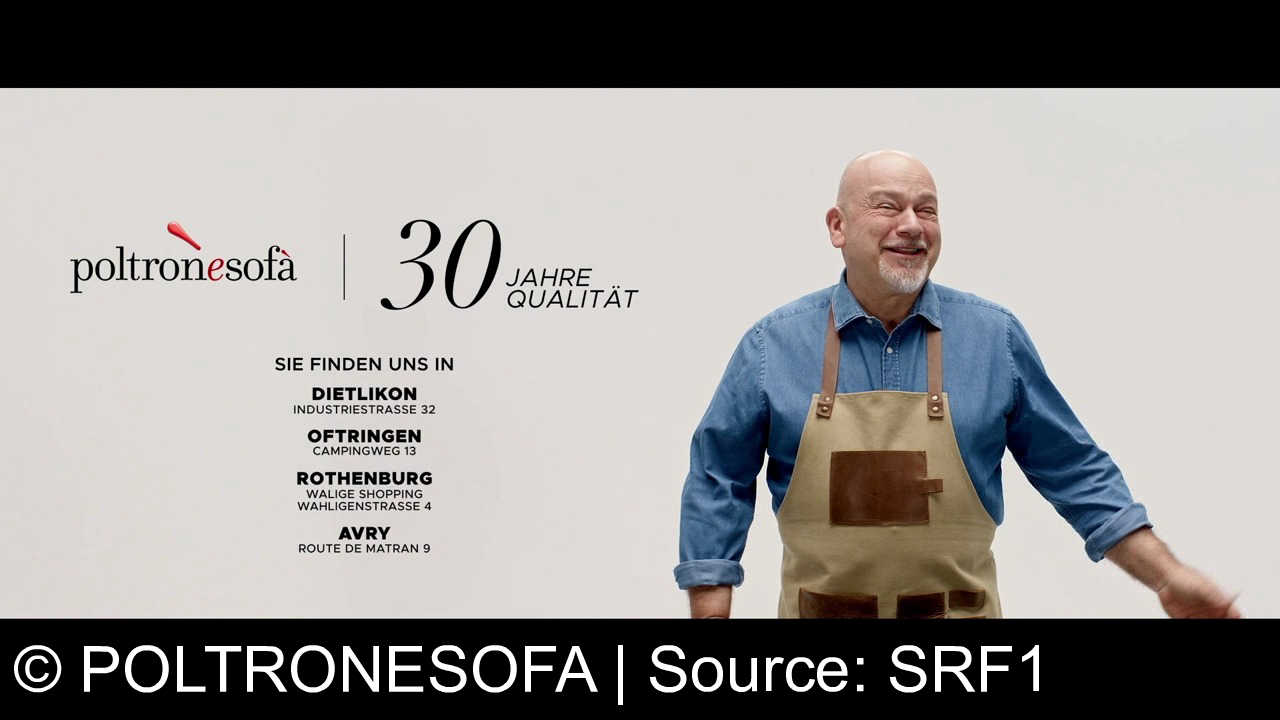 TV Werbung poltronesofa - Mit den Premium Sales von Poltrone Sofa ab morgen gibt es die Sommerkollektion mit 50% Rabatt. Baearete nur 1249 Franken, Sestino nur 2185 Franken und Volonio nur 2177 Franken. Poltrone Sofa. Solo-Divani. Di Qualità.