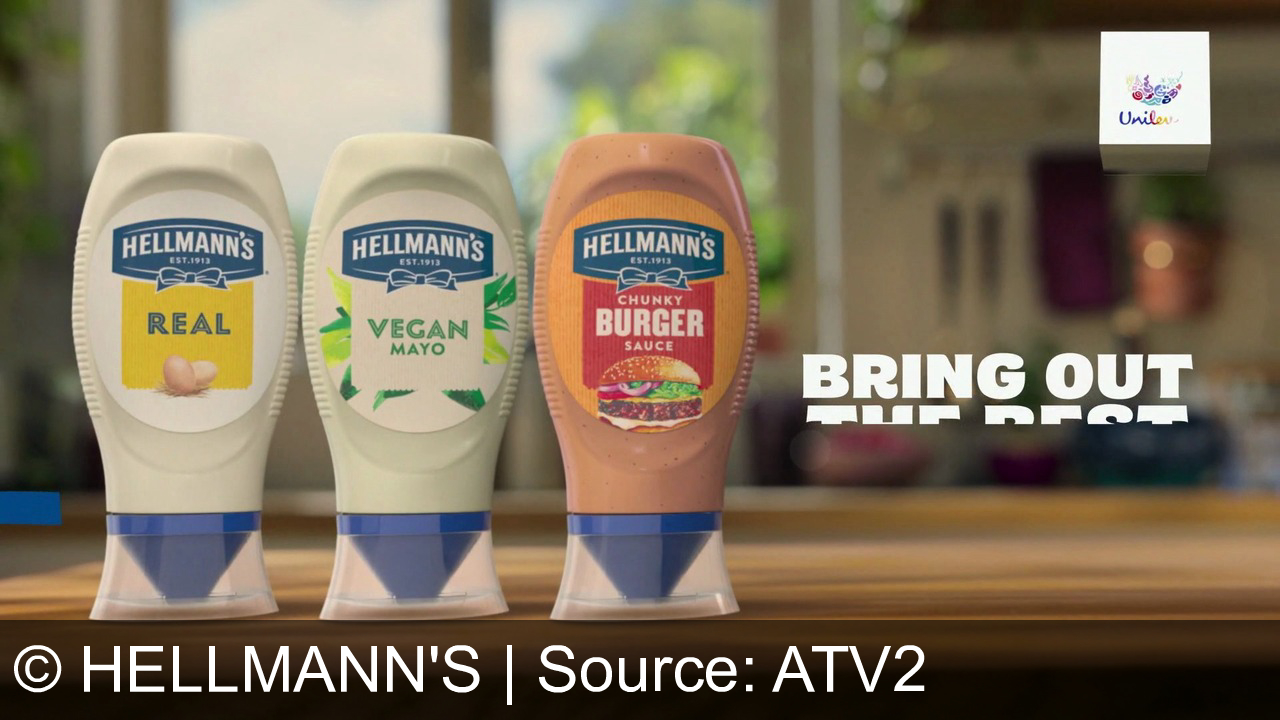 TV Werbung hellmann's - Hellmann's Mayonnaise: Besonders cremig, sensationeller Geschmack! Perfekt für Burger, Pommes und mehr. Probiere die Vielfalt seit 1913. Hellmann's – Bring out the best!