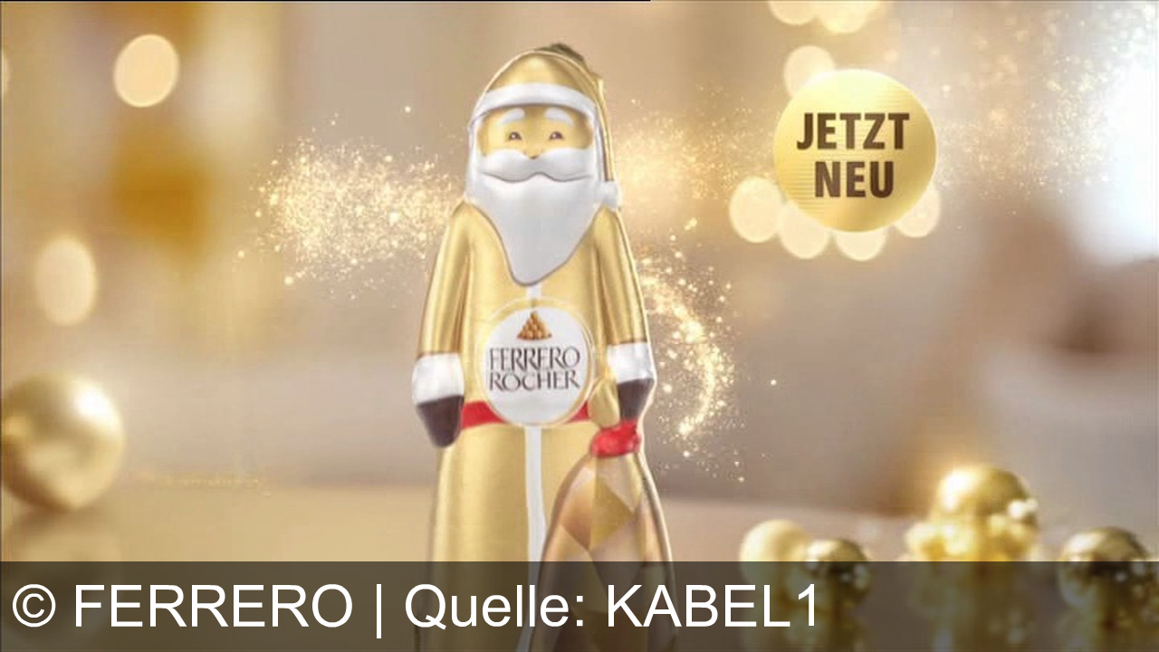 TV Werbung ferrero - Vergolde deine Festtage mit Ferrero Rocher – knackige Haselnuss, zarte Schokolade und jetzt neu: der Ferrero Rocher Weihnachtsmann. Für magische Augenblicke mit deinen Liebsten!