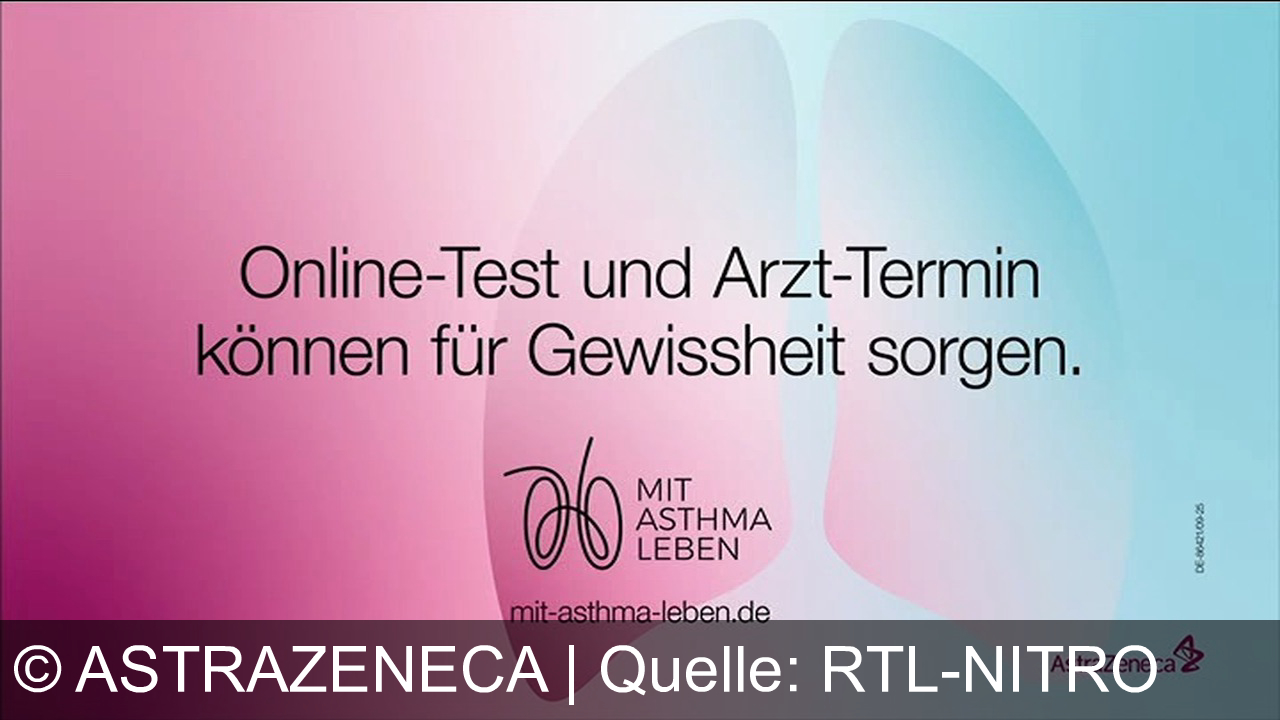 TV Werbung astrazeneca - Mit AstraZeneca und mit-asthma-leben.de: Finde Alternativen zu Kortison-Tabletten! Online-Test und Arztbesuch geben dir Kontrolle für ein freieres Leben – entdecke jetzt neue Wege bei Asthma.