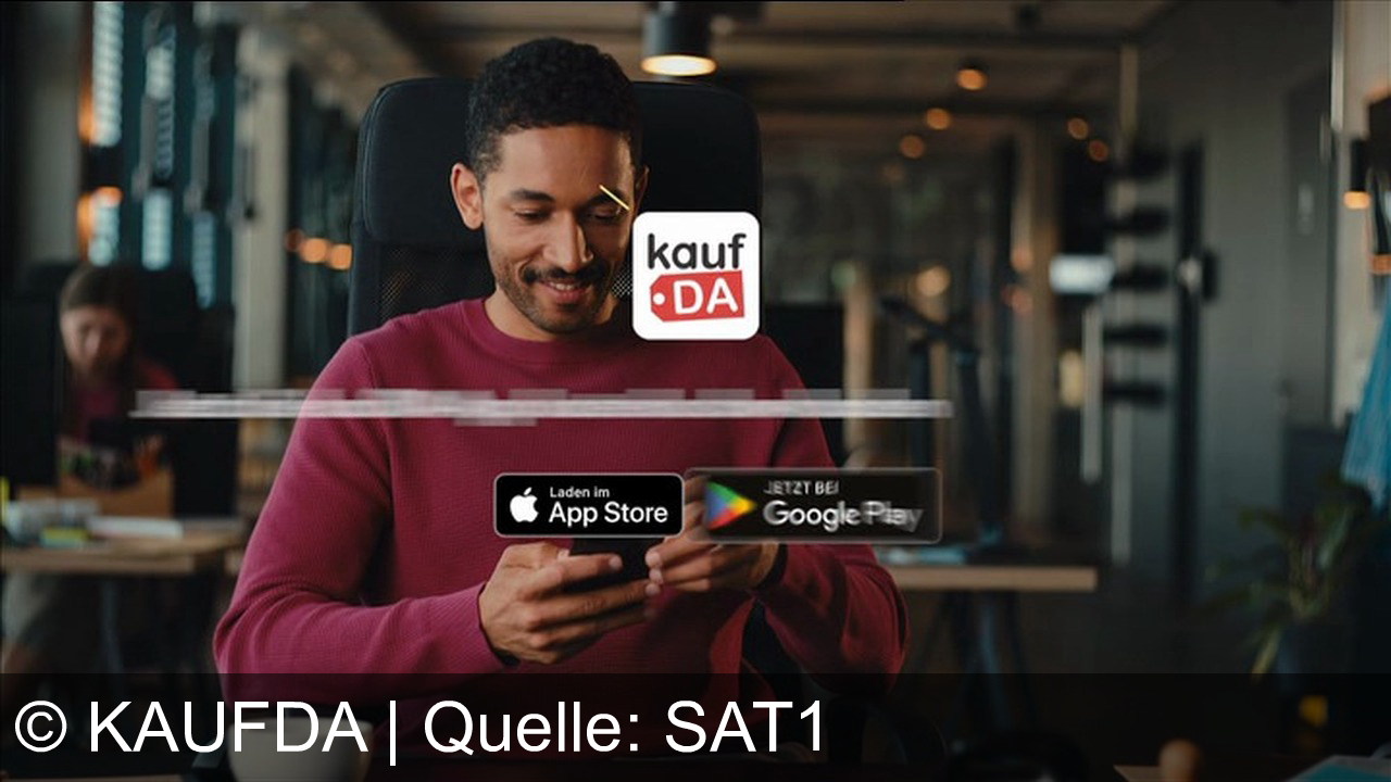 TV Werbung kaufda - Paul empfiehlt in einer Werbung für die "kaufDA" App diverse Angebote: Arabica-Kaffee für 4,99€, Biolachs für 10,99€, günstige Gurken und Joghurt, Toaster bei Media Markt, Babybrei bei Lidl und fertiges Carpaccio. App im Store erhältlich.