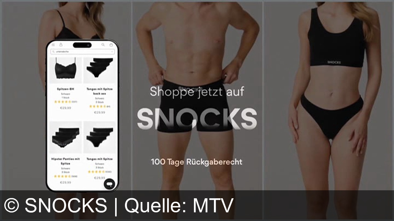 TV Werbung snocks - Entdecke stylische Basics von SNOCKS – jetzt Black Friday Schnäppchen sichern! Unterwäsche & mehr ab 29,99€. 100 Tage Rückgaberecht. Shoppe jetzt auf snocks.com!