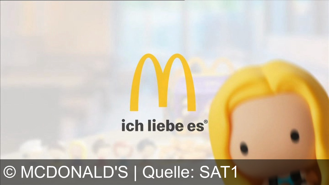 TV Werbung mcdonald's - Friends-Menü bei McDonald's: Genieße Burger, Pommes, Drink & eine von 6 Friends-Sammelfiguren! Joey teilt nicht – hol dir dein Happy Meal jetzt. Ich liebe es! Nur für kurze Zeit.