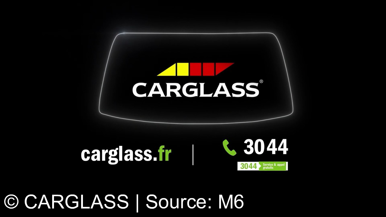 TV Werbung carglass - Carglass répare votre pare-brise en 30 min. Profitez de 60€ offerts avec l'appli Wash de TotalEnergies. Prenez RDV sur carglass.fr ou au 3044.