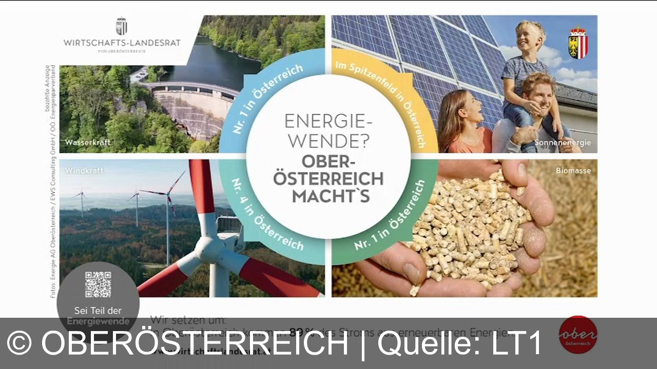 TV Werbung oberösterreich - Oberösterreich macht’s: 89% erneuerbare Energie, Nr. 1 bei Wasserkraft & Biomasse! Gemeinsam zur Energiewende – sei dabei! Infos unter www.wirtschaftslandesrat.at