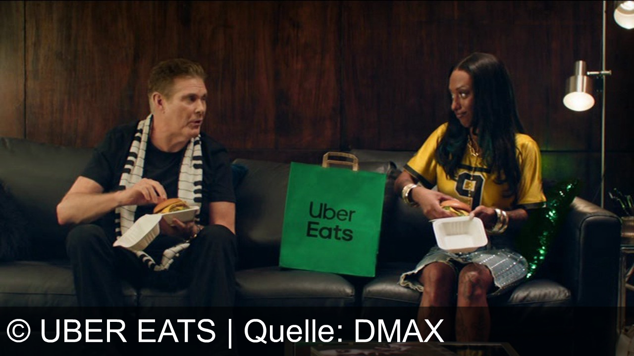 TV Werbung uber eats - David Hasselhoff ist hungrig auf Burger, Wings oder Pizza. Mit Uber Eats landet geiles Essen direkt auf deinem Sofa – bestell jetzt den Geschmack, der zum Hit wird! If you're looking for a burger, you're someone who will eat. Hey guys, lasst uns daraus einen Song machen! If you're looking for... Das wird eine Hymne für geiles Essen! Wings, Burger, Pizza! Boah! Aber erst mal essen! Uh, Burger!