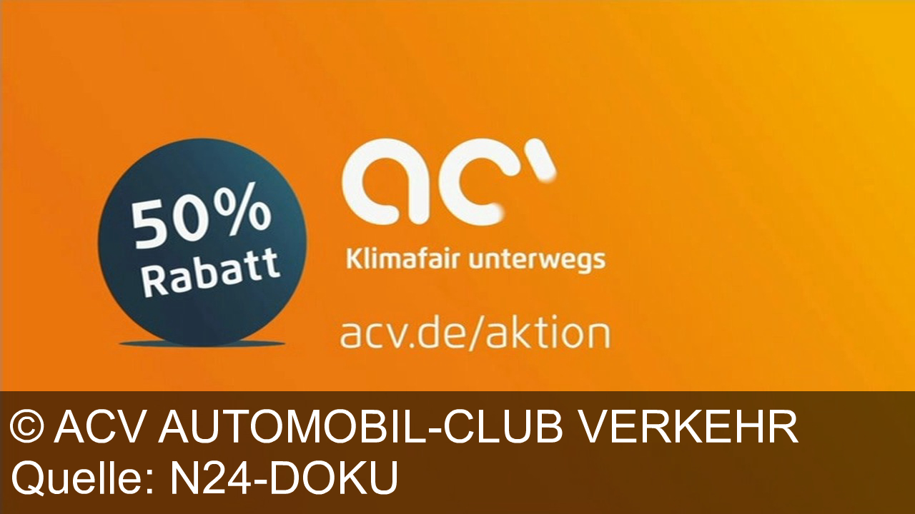TV Werbung acv automobil-club verkehr - Erlebe Abenteuer mit einem Lächeln – egal ob auf zwei Rädern oder im Zug. Mit ACV bleibst du entspannt und sparst 50%! Werde Mitglied und genieße klimafaire Reisen.