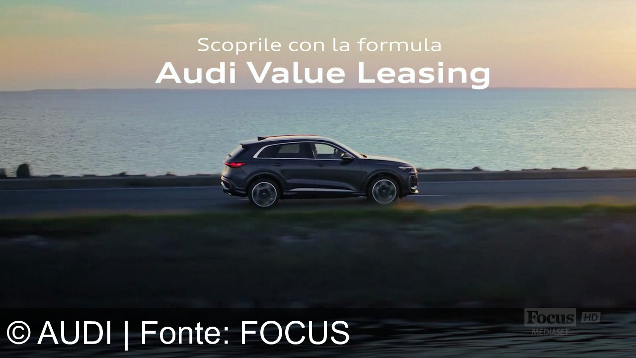 TV Werbung audi - Audi Q5 e Q5 e-hybrid: trazione integrale quattro, sospensioni adattive e tecnologia all’avanguardia. Scopri la gamma con Audi Value Leasing. Spingiti oltre, scegli Audi.