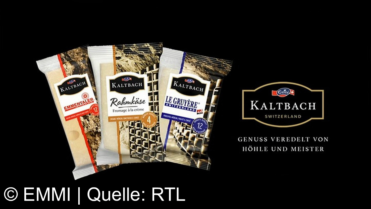 TV Werbung emmi - Kaltbach Käse, veredelt in der Höhle von Meisterhand – Emmi Genussmomente aus Emmental und Le Gruyère, die einzigartig bleiben.