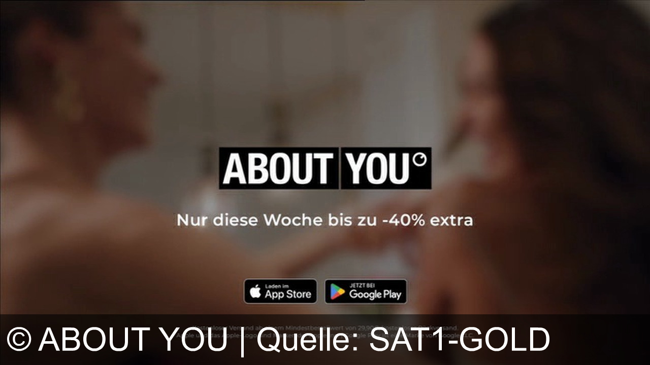 TV Werbung about you - Feiere den About You Birthday Sale mit bis zu 40% Rabatt! Nur diese Woche, entdecke deine Lieblingsbrands und sichere dir tolle Deals. Jetzt in der App oder bei Google Play.