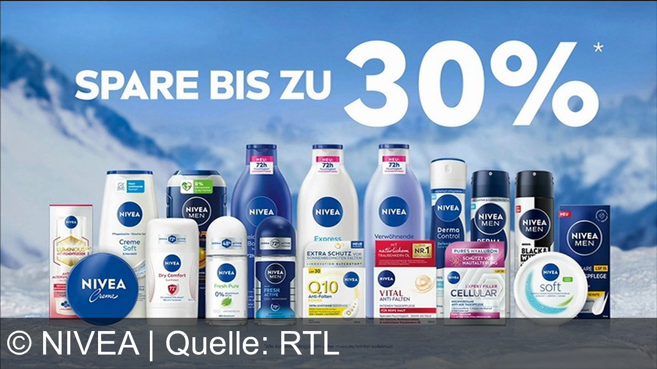 TV Werbung nivea - NIVEA Fresh Deo – neu mit Derma 48h Active Protection! Deutschlands Nr. 1 Deomarke jetzt bis zu 30 % sparen. Für Sie & Ihn, stark und sanft durch den Winter. Fühl dich unendlich fresh!