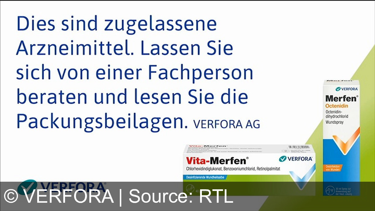 TV Werbung verfora - Vita-Merfen: Gemeinsam stark gegen kleine Wunden! Skate mit dem grünen Monster und erlebe Schutz und Heilung mit Vita-Merfen und Merfen-Octinidin-Spray von Vefora. Lass dich beraten!